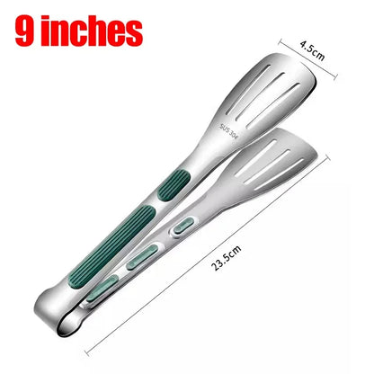 Stainless Steel Food Tongs Heat-Resistant
