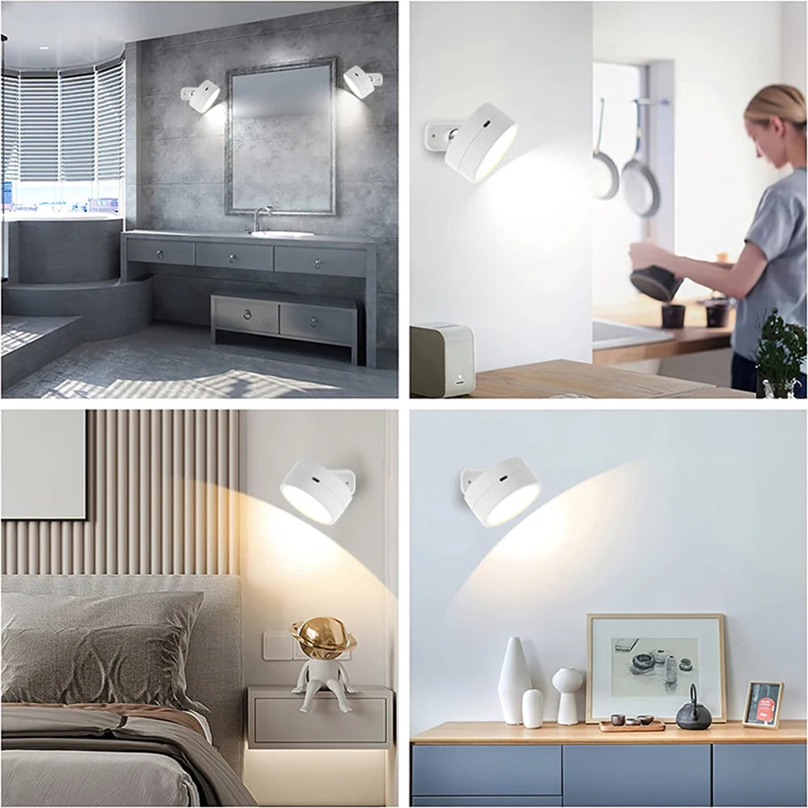 360° Rotatable LED Wall Lamp