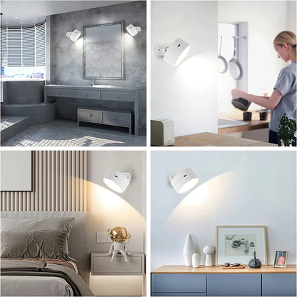 360° Rotatable LED Wall Lamp