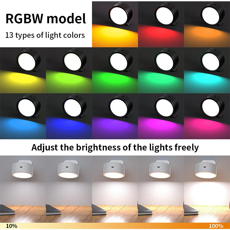 360° Rotatable LED Wall Lamp
